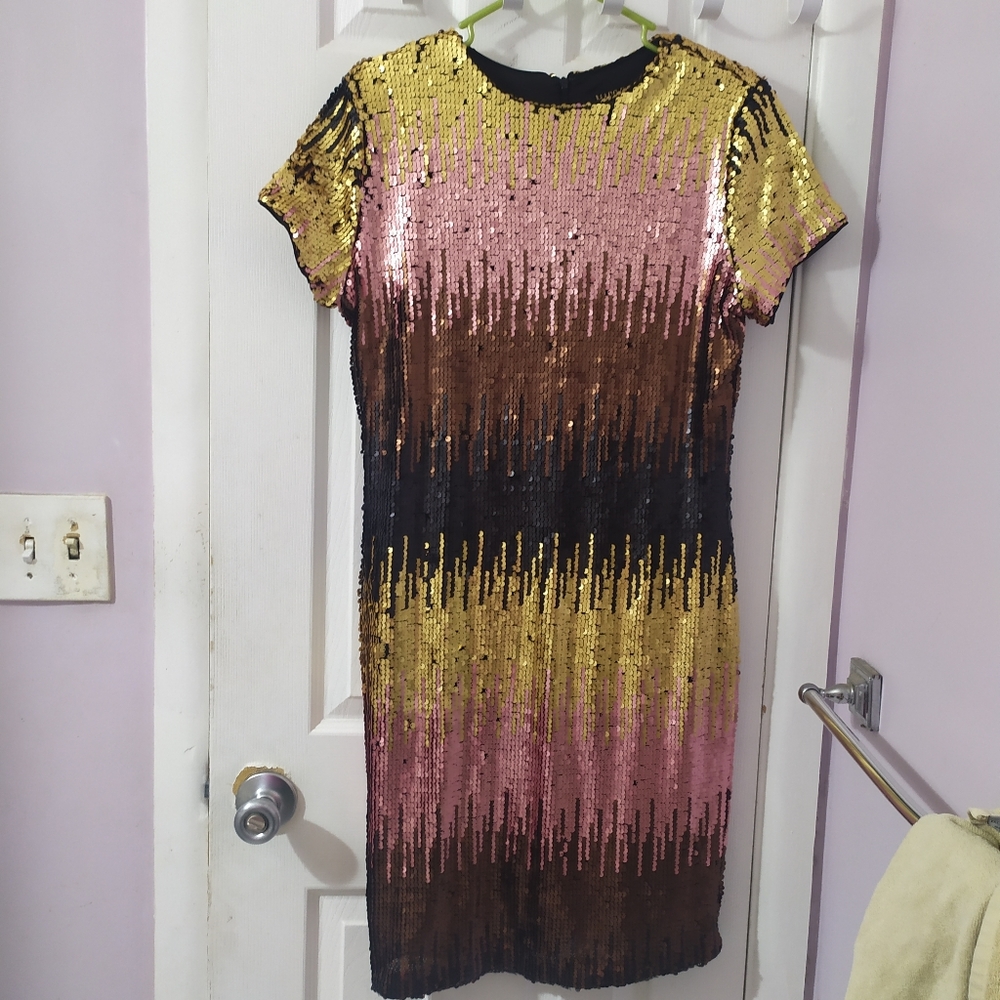 Marc Bouwer Sequin sheath dress